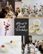 21 November (Saturday) 11am Candle Making & Ikebana Workshop Mila May x Fleur&Co