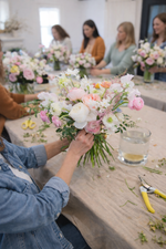 21 June 2026 2pm (Sunday) Bloom&Sip: Modern Vase Design Workshop