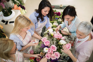 Team Posy Challenge – A Creative Team Building Floral Workshop