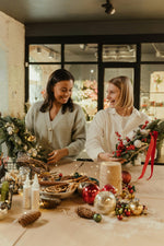Corporate Christmas Floral Workshops Auckland