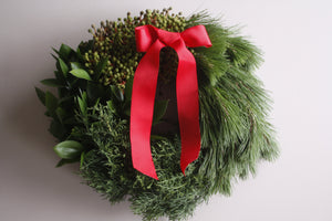 12th December Fresh Christmas Wreath Workshop Wreath & Floral Frames Fleur & Co. 