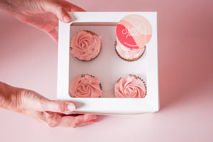 Lemon and Raspberry cupcakes by Sweet Talk Fleur & Co. 