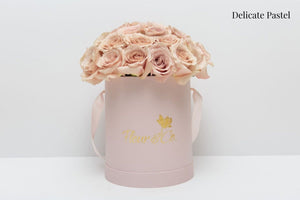 Roses in a hat box - Large - Fleur & Co.